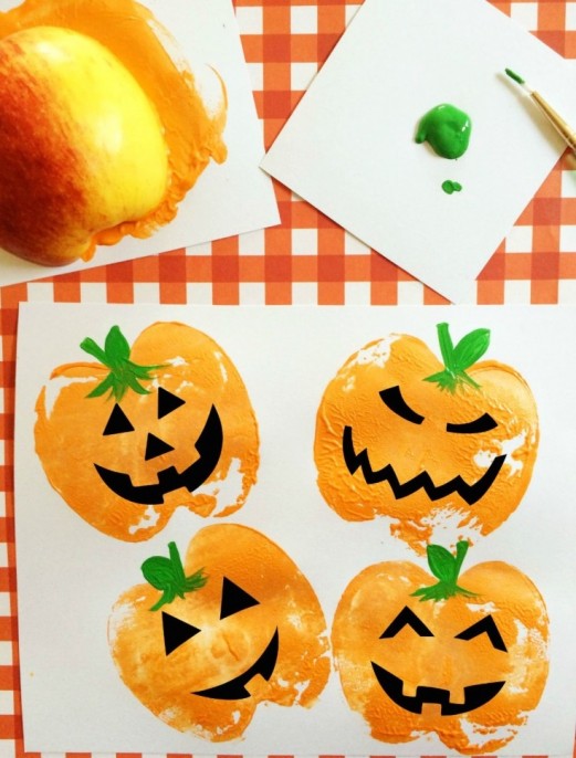 Pumpkin-Apple-Stamps-Craft