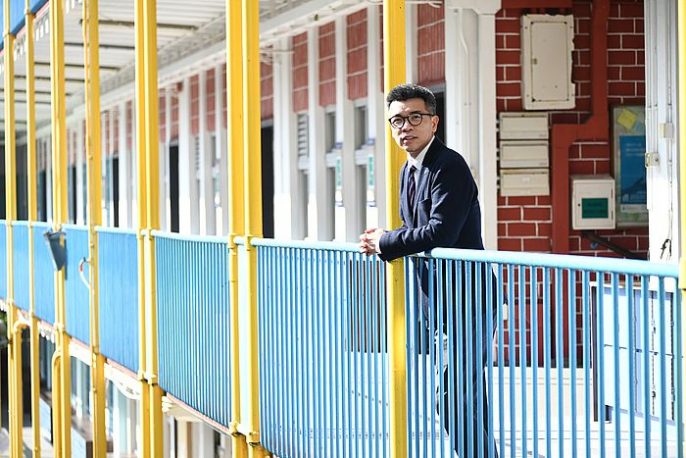 香港華仁書院校長陳偉倫感恩該校教育理念和他相同，讓他可以跟學生同行。